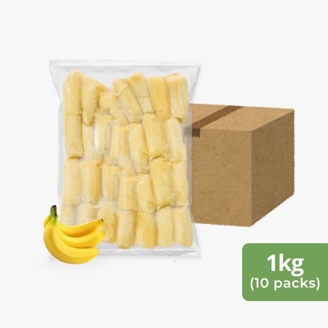 Frozen Banana Chunk (1kg x 10 packs)