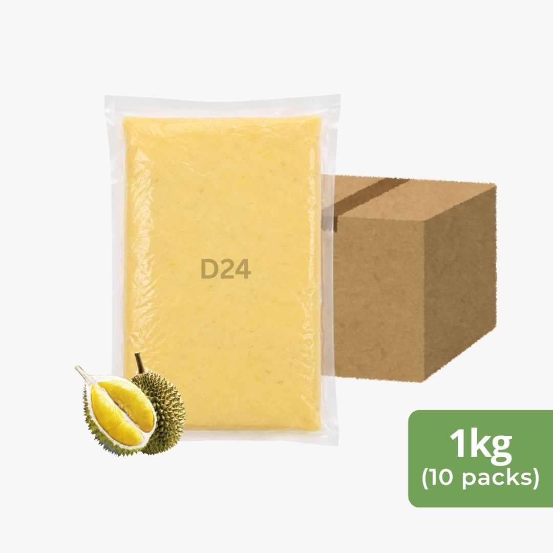 Frozen Durian D24 Paste (1kg x 10 packs)
