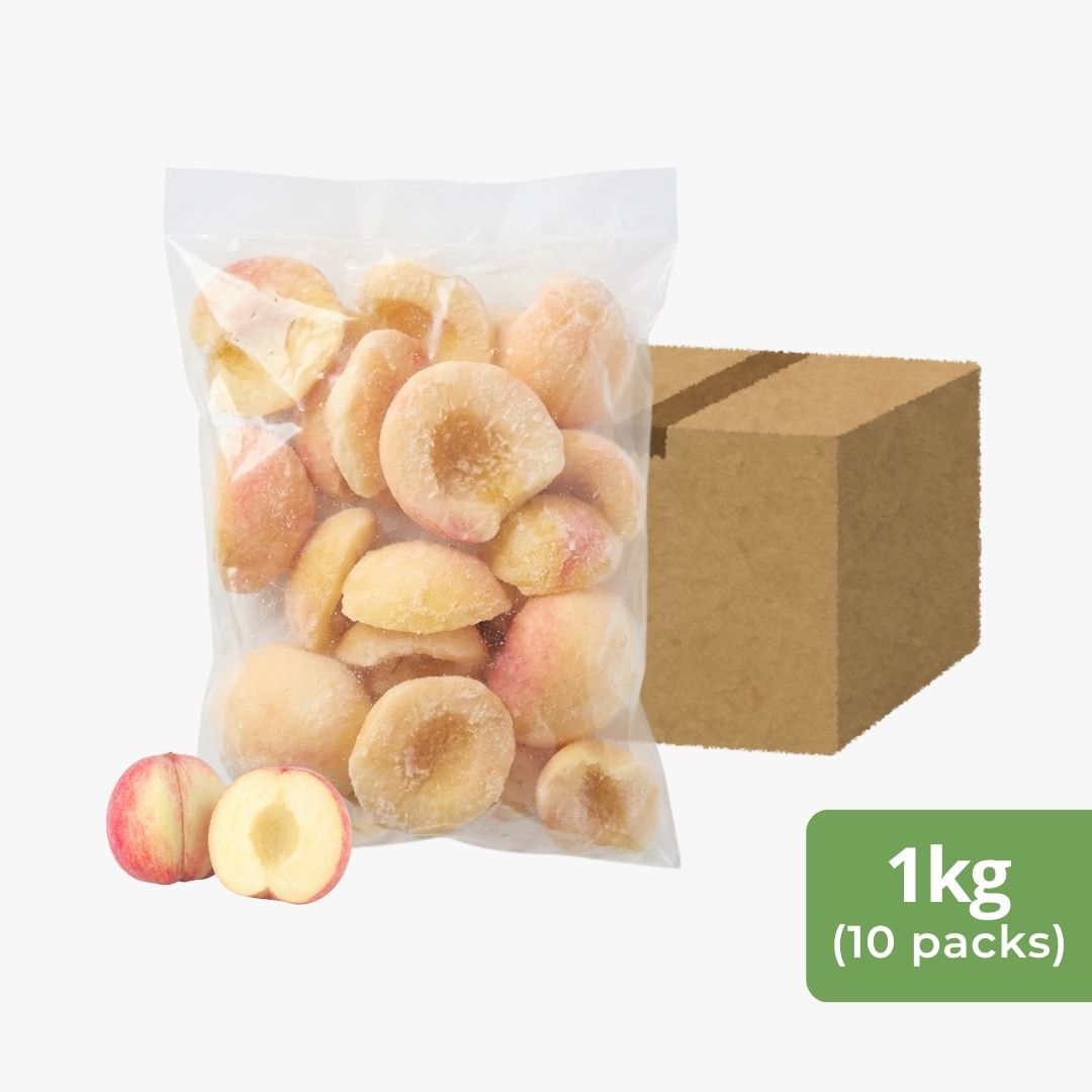 Frozen Honey Peach Halve (1kg x 10 packs)
