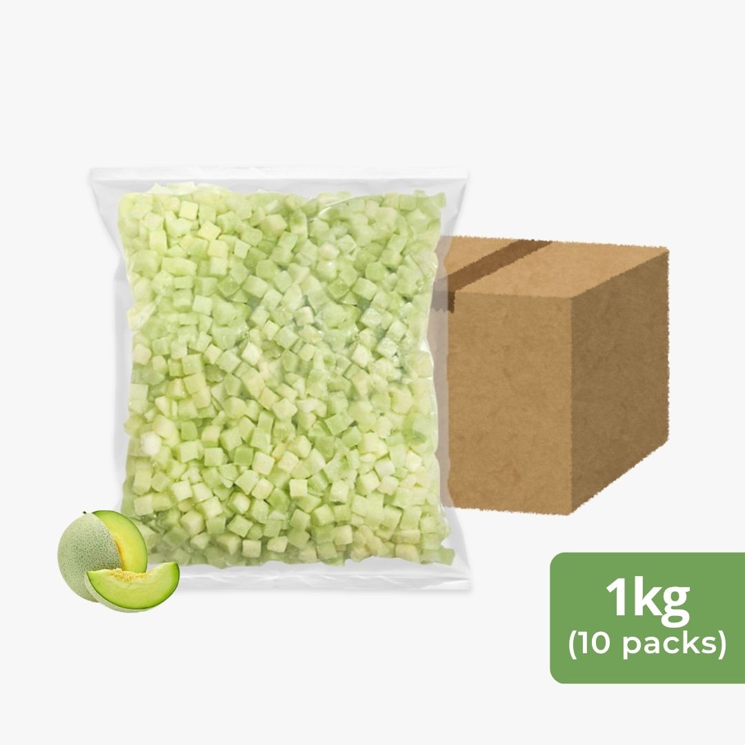 Frozen Honeydew Dice (1kg x 10 packs)