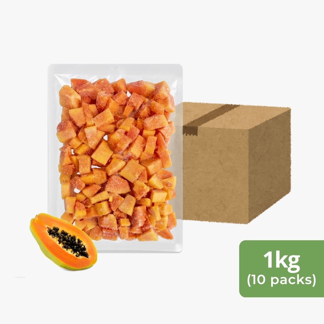 Frozen Papaya Chunk (1kg x 10 packs)