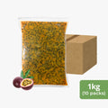 Frozen Passion Fruit with seed Pulp (1kg x 10 packs)