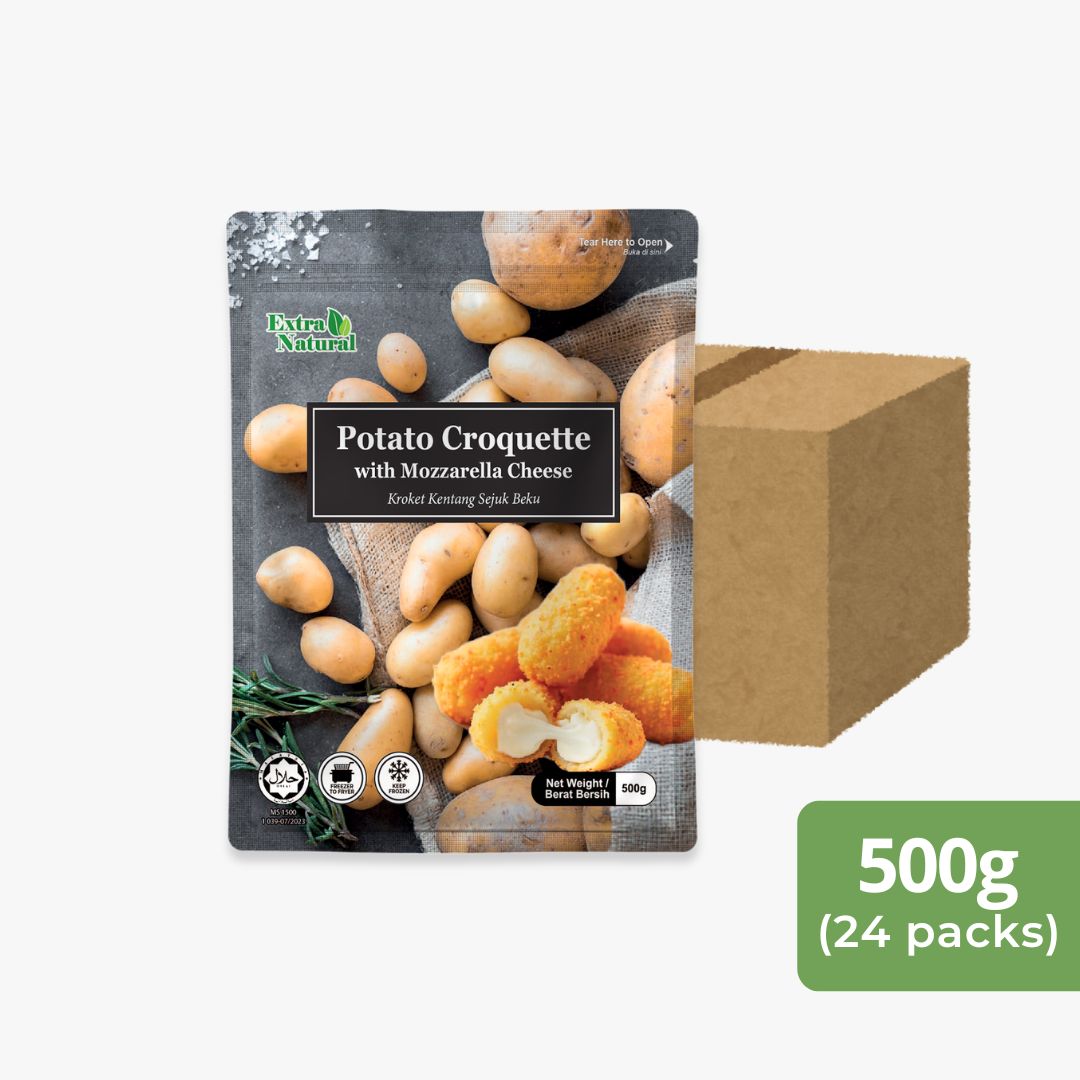 Frozen Potato Croquette with Mozzarella Cheese (500g x 24packs)