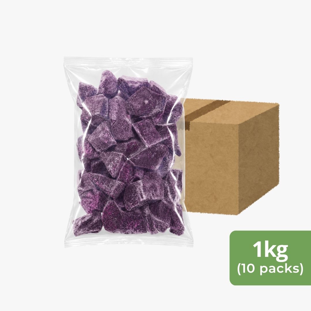 Frozen Purple Sweet Potato Chunk (1kg x 10 packs)
