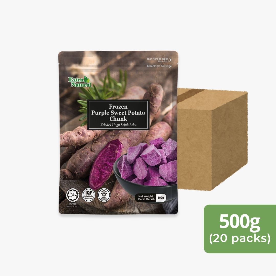 Frozen Purple Sweet Potato Chunk (500g x 20 packs)