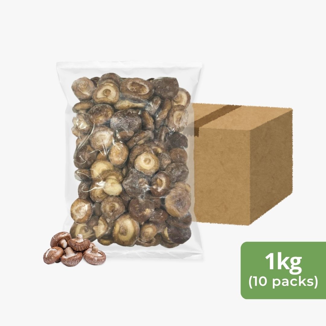 Frozen Shiitake Mushroom Whole (1kg x 10 packs)