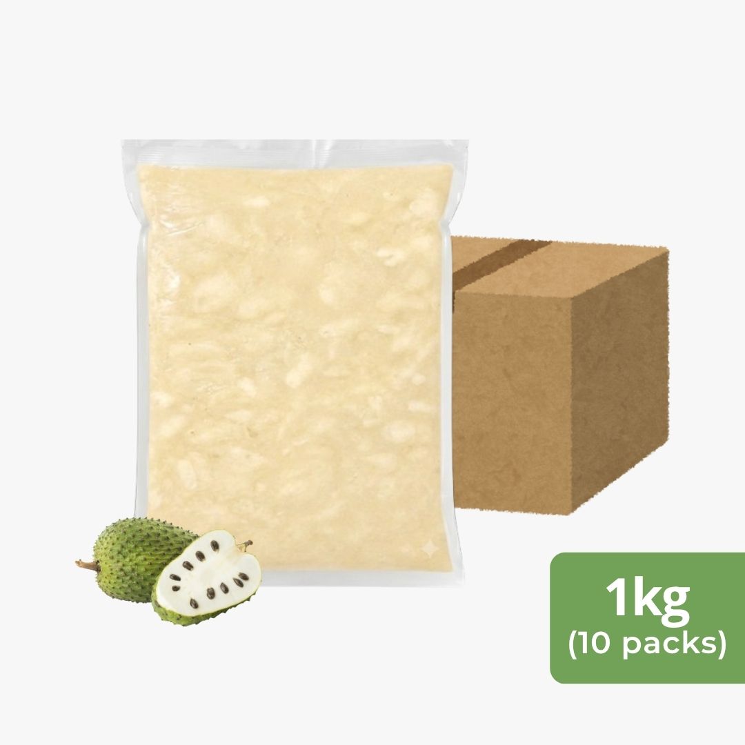 Frozen Soursop Seedless Pulp (1kg x 10 packs)