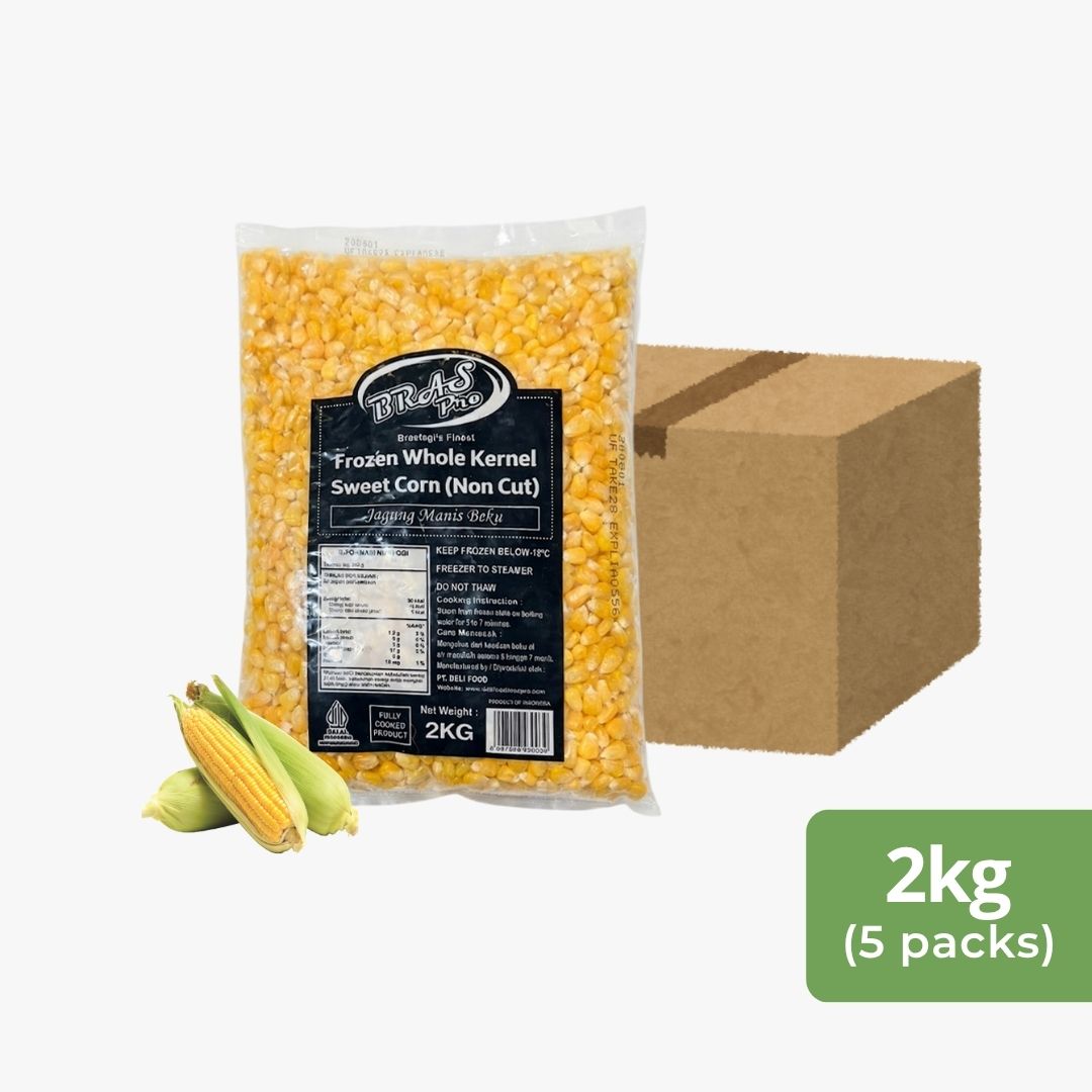 Frozen Sweet Corn Whole Kernel (2kg x 5 packs)