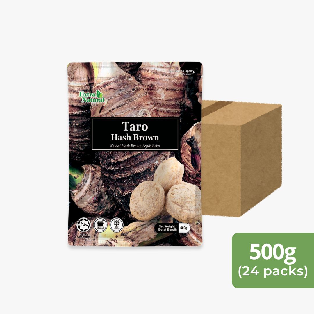 Frozen Taro Hash Brown Retail Pack (500g x 24 packs)