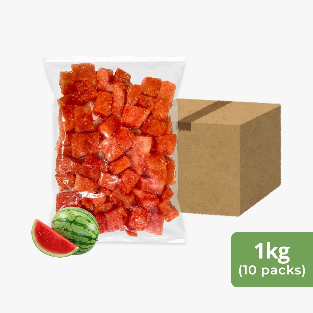 Frozen Red Watermelon Cube (1kg x 10 packs)