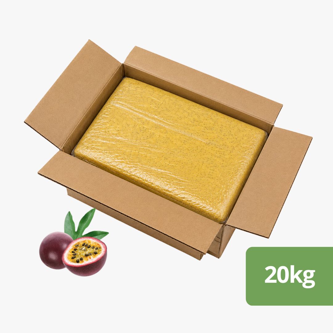 Frozen Passion Fruit with seed Pulp (20kg)