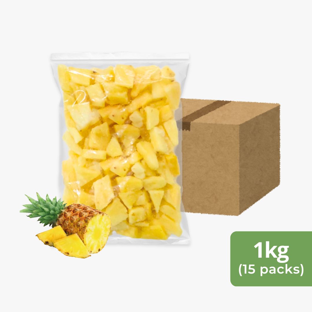Frozen Pineapple Chunk (1kg x 10 packs)